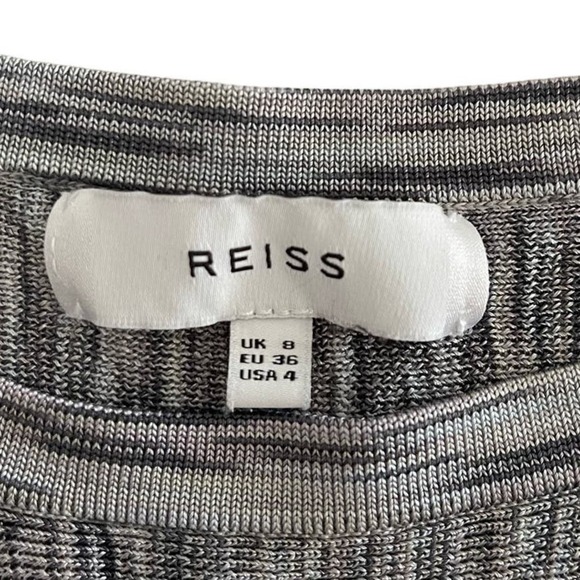 Reiss Sabra Knitted Blouson Dress Size 4 - Picture 7 of 8